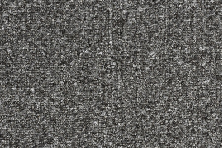 ZUIVER Buddy spisestuestol - grtt boucléstoff og svart metall