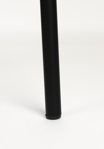 ZUIVER Buddy spisestuestol - grtt boucléstoff og svart metall