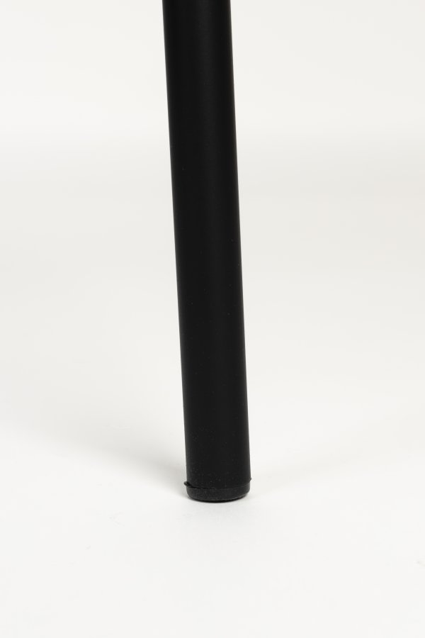 ZUIVER Buddy spisestuestol - grtt boucléstoff og svart metall