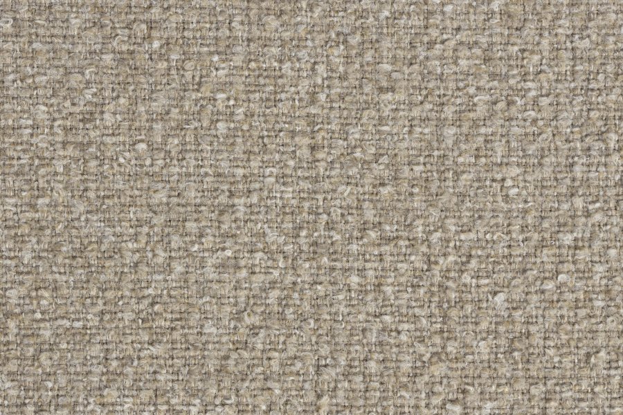 Esszimmerstuhl ZUIVER Buddy – beigefarbener Bouclé-Stoff und beigefarbenes Metall