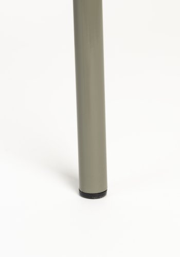 ZUIVER Buddy spisebordstol - olivengrnt boucléstoff og olivengrnt metall