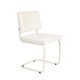 ZUIVER Ridge Soft spisestuestol - off-white polyester/nylon
