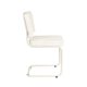 ZUIVER Ridge Soft spisestuestol - off-white polyester/nylon