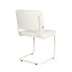 ZUIVER Ridge Soft spisestuestol - off-white polyester/nylon