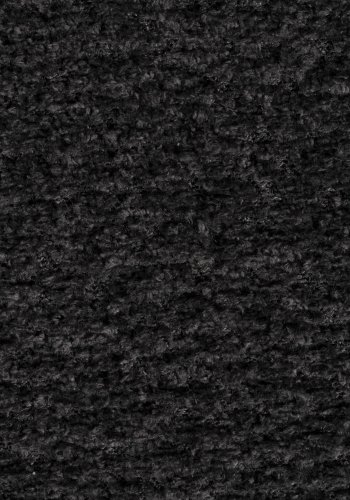 ZUIVER Ridge Soft spisestuestol - sort polyester/nylon og sort krom