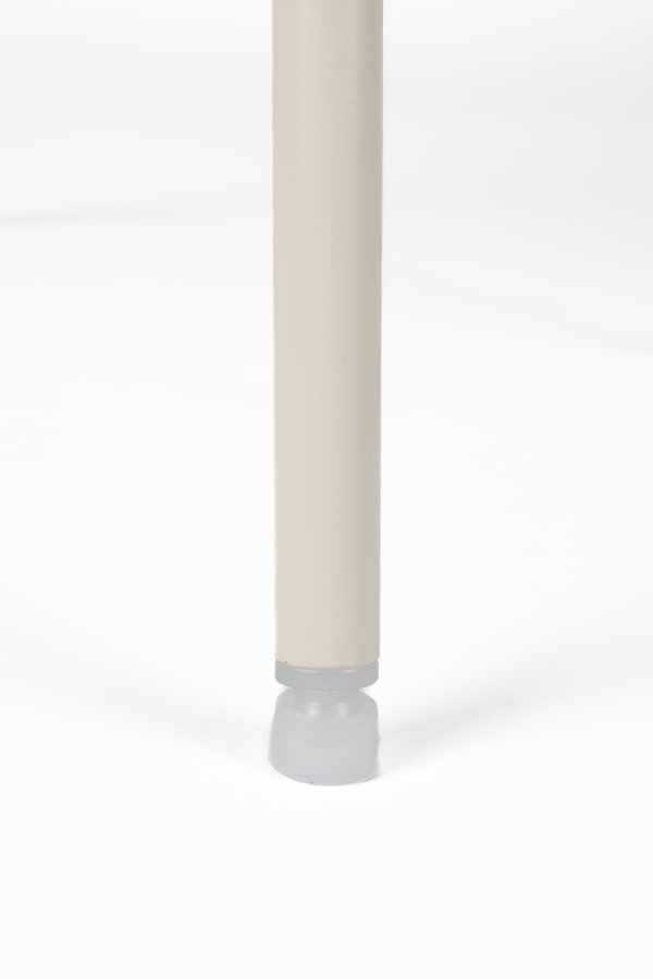 WHITE LABEL LIVING Marion spisestuestol - off-white boucl og strykejern