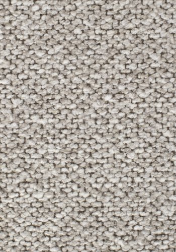 WHITE LABEL LIVING Roos spisestuestol - lys beige/gr polyester og svart stl