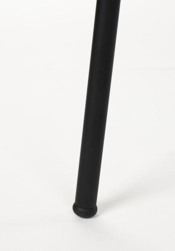 WHITE LABEL LIVING Roos spisestuestol - varm beige/gr polyester og svart stl