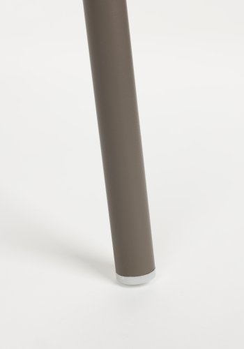 WHITE LABEL LIVING Jessica spisestuestol, med armlen - gr polypropylen/polyester/metall