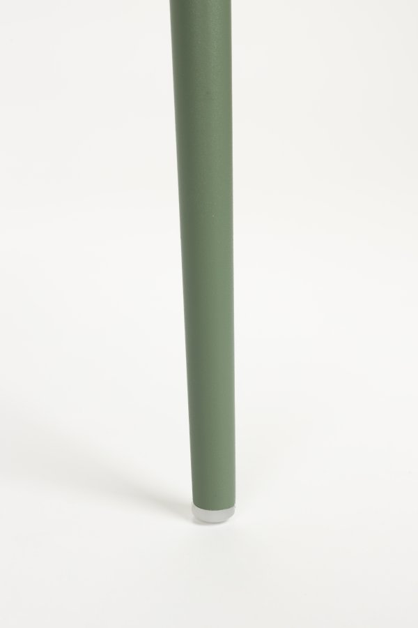 WHITE LABEL LIVING Jeffrey spisestuestol - grnn polypropylen og metall