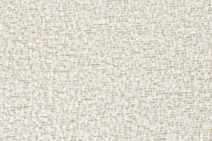 WHITE LABEL LIVING Joa spisestuestol, med armlen - hvit polyester og svart jern