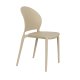 WHITE LABEL LIVING Sjoerd hagestol, stabelbar - beige polypropylen