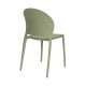 WHITE LABEL LIVING Sjoerd hagestol, stabelbar - grnn polypropylen