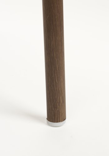 WHITE LABEL LIVING Spisestuestol i hvete – hvit polypropylen og metall