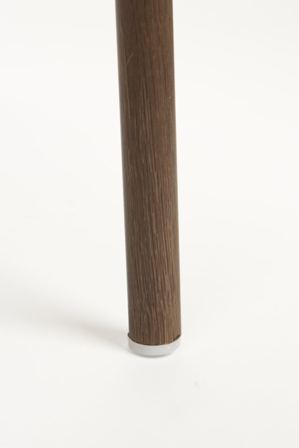 WHITE LABEL LIVING Spisestuestol i hvete – hvit polypropylen og metall