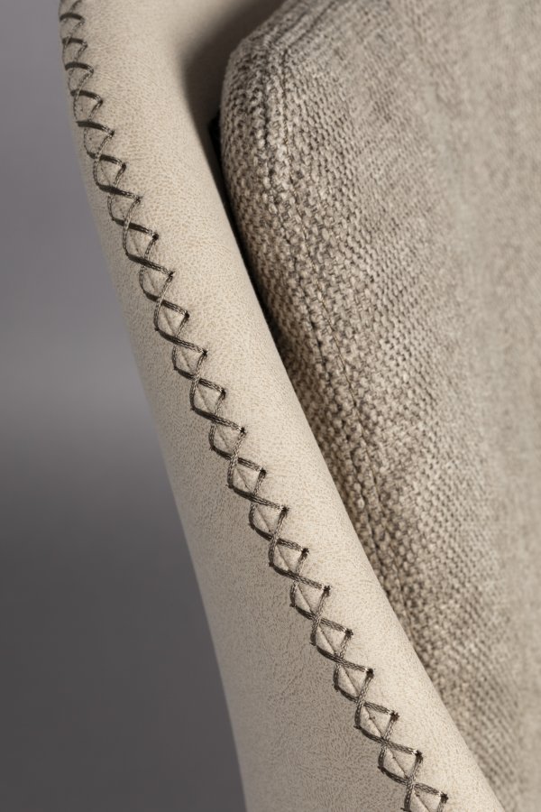 DUTCHBONE-stol Wakefield elfenben