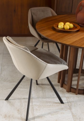 DUTCHBONE-stol Wakefield elfenben