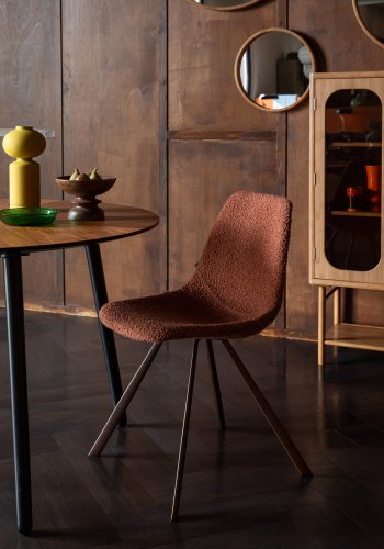 DUTCHBONE Stol Franky Boucl Terra