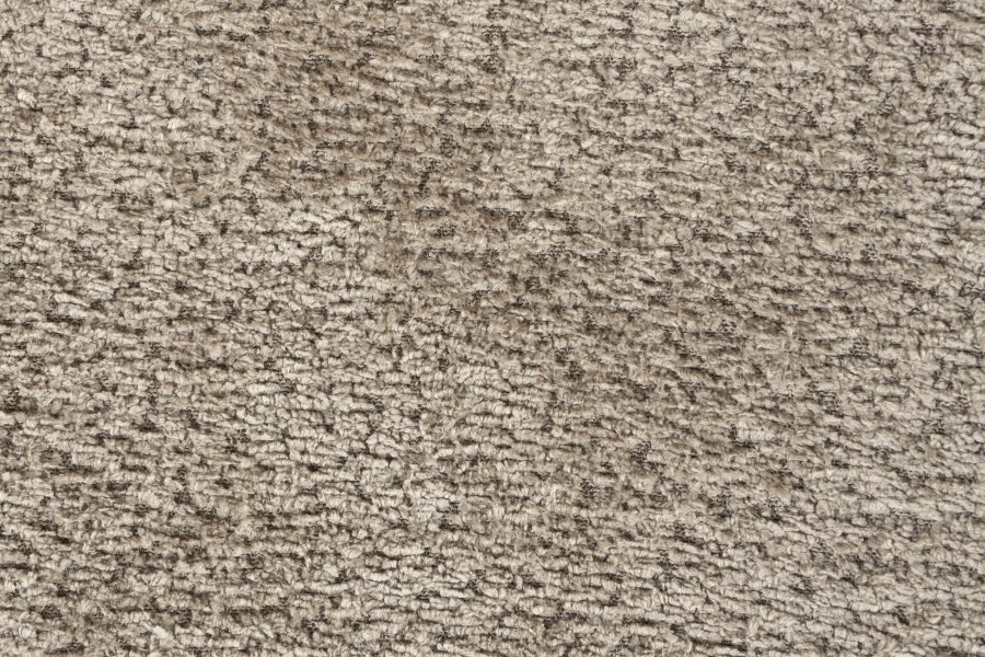 ZUIVER Bonnet spisebordstol - beige polyester teddystoff og sort metall