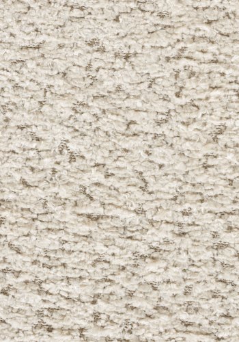 WHITE LABEL LIVING Ayle spisestuestol, med armlen - off-white polyester og svart jern