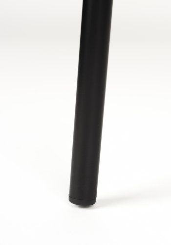 WHITE LABEL LIVING Ayle spisestuestol, med armlen - mosegrnn polyester og svart jern