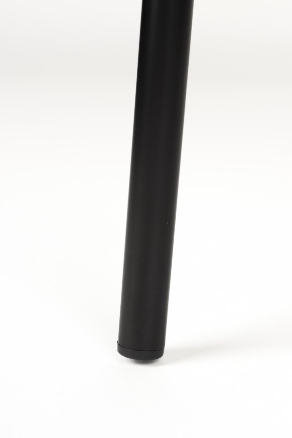 WHITE LABEL LIVING Ayle spisestuestol, med armlen - mosegrnn polyester og svart jern