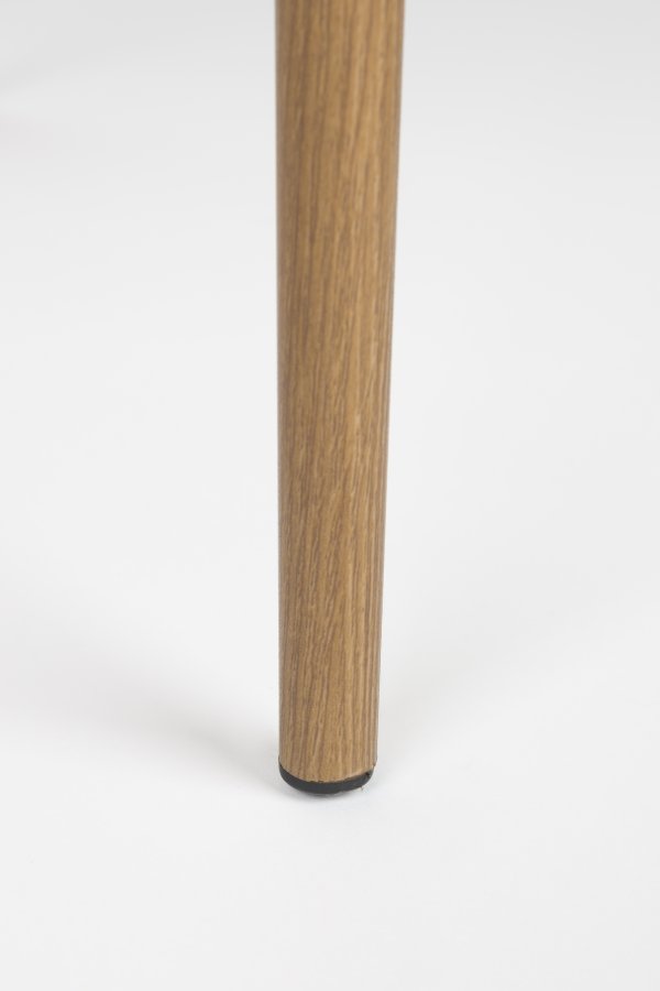 WHITE LABEL LIVING Che spisestuestol - beige papir og naturlig jern