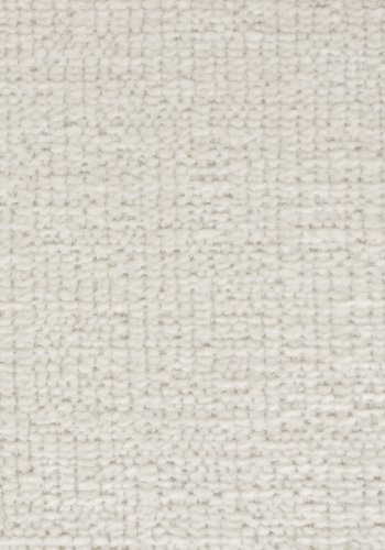 WHITE LABEL LIVING Bouton spisestuestol, stabelbar - off-white polyester og svart jern