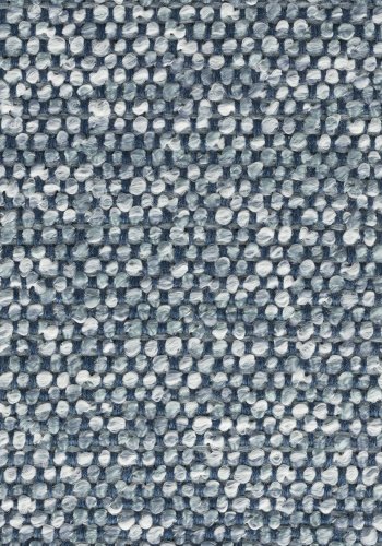 WHITE LABEL LIVING Balado spisestuestol, med hengslene. svingfunksjon - bl polyester og svart jern