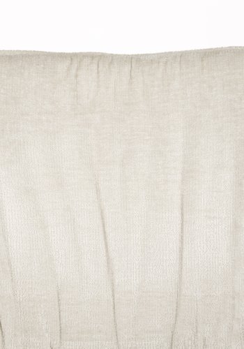 WHITE LABEL LIVING Kodak spisestuestol, med armlen og svingfunksjon - beige polyester og svart jern