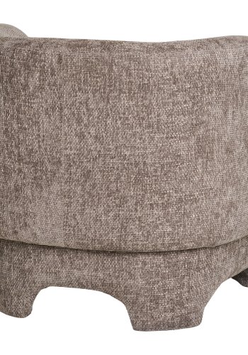 HOUSE NORDIC Nazare lenestol, med armlener - beige polyesterstoff