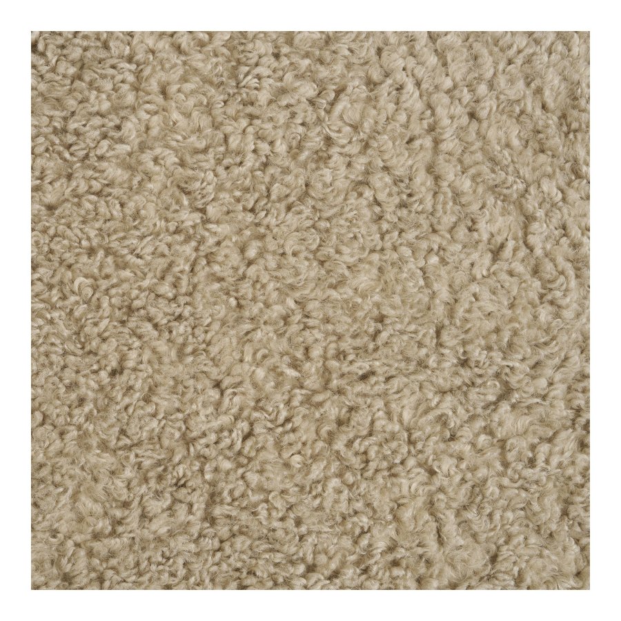 HOUSE NORDIC Lunaro f�t&ouml;lj, med armst&ouml;d - ljusbrun polyester och brunt tr&auml;