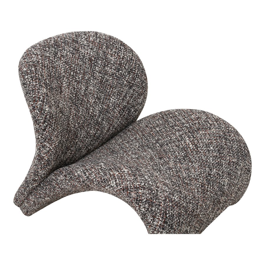 HOUSE NORDIC Sofia lenestol - mrkebrunt blandingsstoff