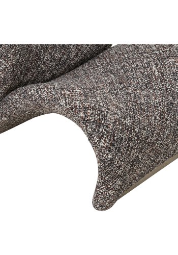 HOUSE NORDIC Sofia lenestol - mrkebrunt blandingsstoff