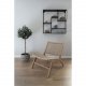 HOUSE NORDIC Derby lenestol - naturlig polyrattan og teak