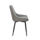 ROWICO Sierra spisebordstol - gr polyester og svart metall