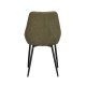 ROWICO Sierra spisebordstol - grnn polyester og svart metall