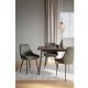ROWICO Sierra spisebordstol - grnn polyester og svart metall