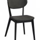 ROWICO Kato spisebordsstol - sort eg og grt stof