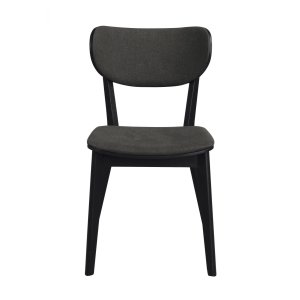 ROWICO Kato spisebordsstol - sort eg og grt stof