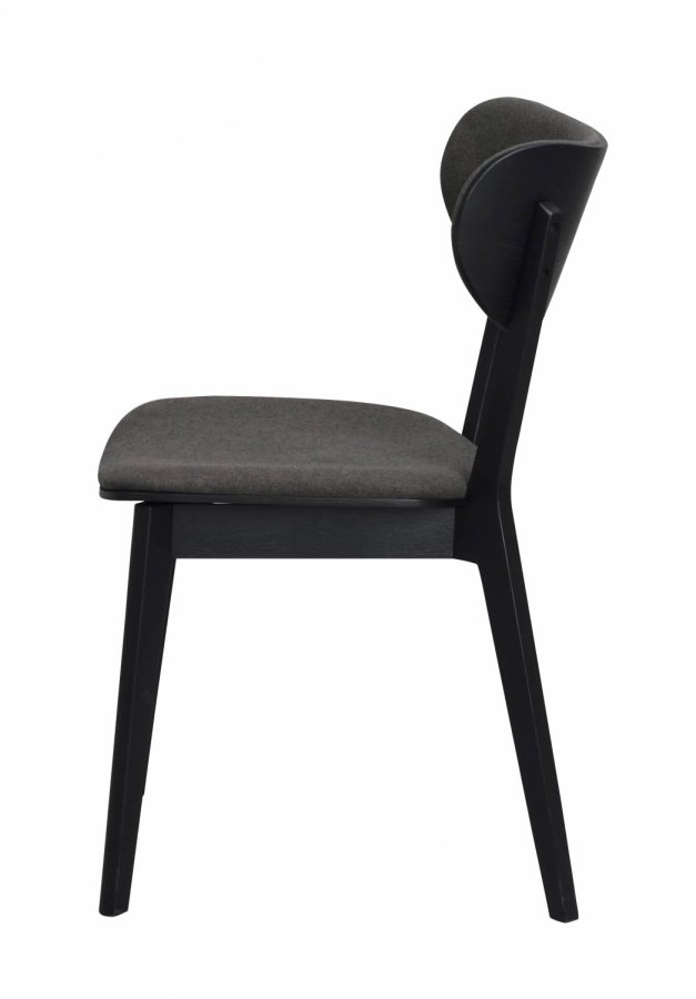 ROWICO Kato spisebordsstol - sort eg og grt stof