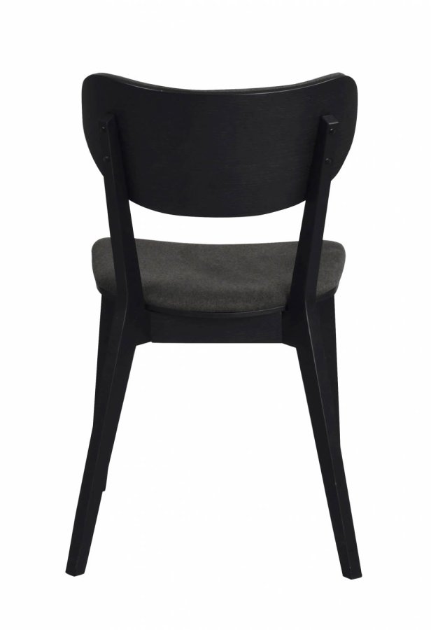 ROWICO Kato spisebordsstol - sort eg og grt stof