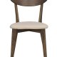 ROWICO Ami spisebordsstol - beige stof og brun eg