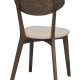 ROWICO Ami spisebordsstol - beige stof og brun eg