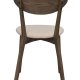 ROWICO Ami spisebordsstol - beige stof og brun eg