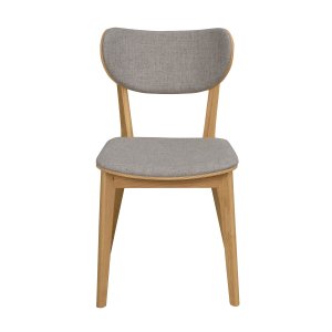 ROWICO Kato spisebordsstol - lysegr stof og natur egetr 