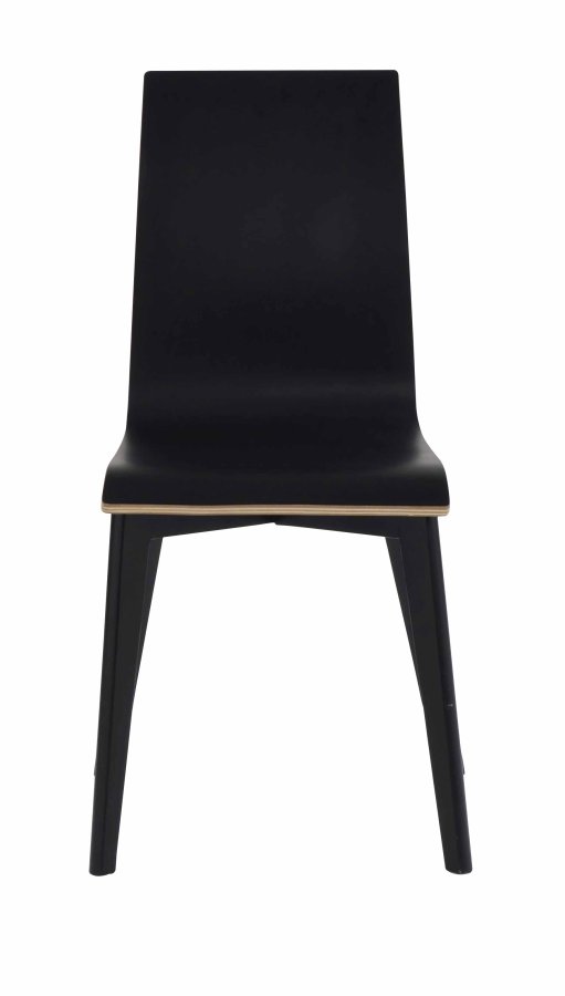 ROWICO Gracy Esszimmerstuhl - schwarzes Laminat/schwarz lackierte Eiche