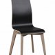ROWICO Gracy spisestol - sort laminat/hvitpigmentert eik