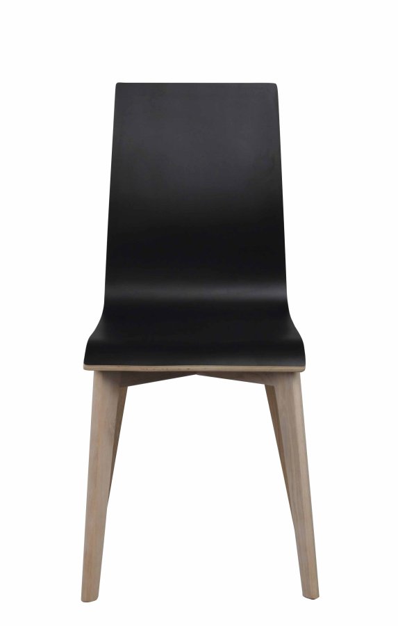 ROWICO Gracy spisestol - sort laminat/hvitpigmentert eik