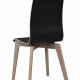 ROWICO Gracy spisestol - sort laminat/hvitpigmentert eik